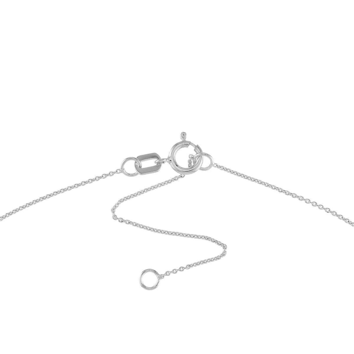 14K Gold 0.70mm Adjustable Cable Chain with Spring Ring