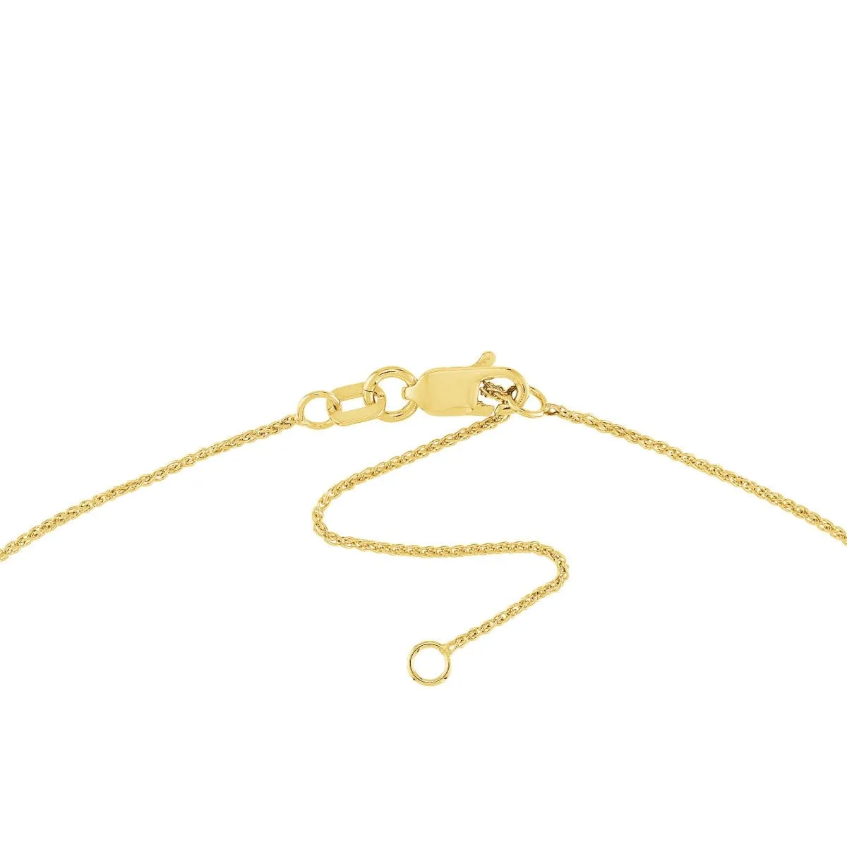 14K Gold 0.85mm Adjustable Wheat Chain with Lobster Lock