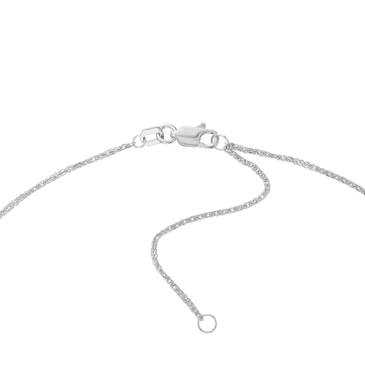 14K Gold 1.15mm Adjustable Square Wheat Chain