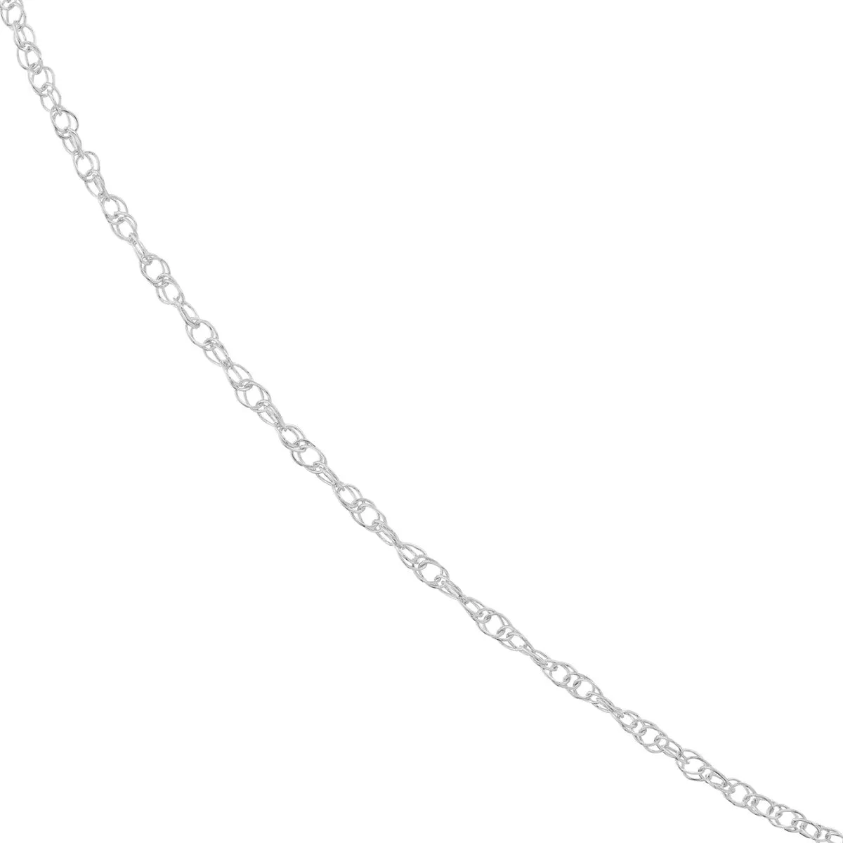 14K Gold 1.20mm Adjustable Pendant Rope Chain