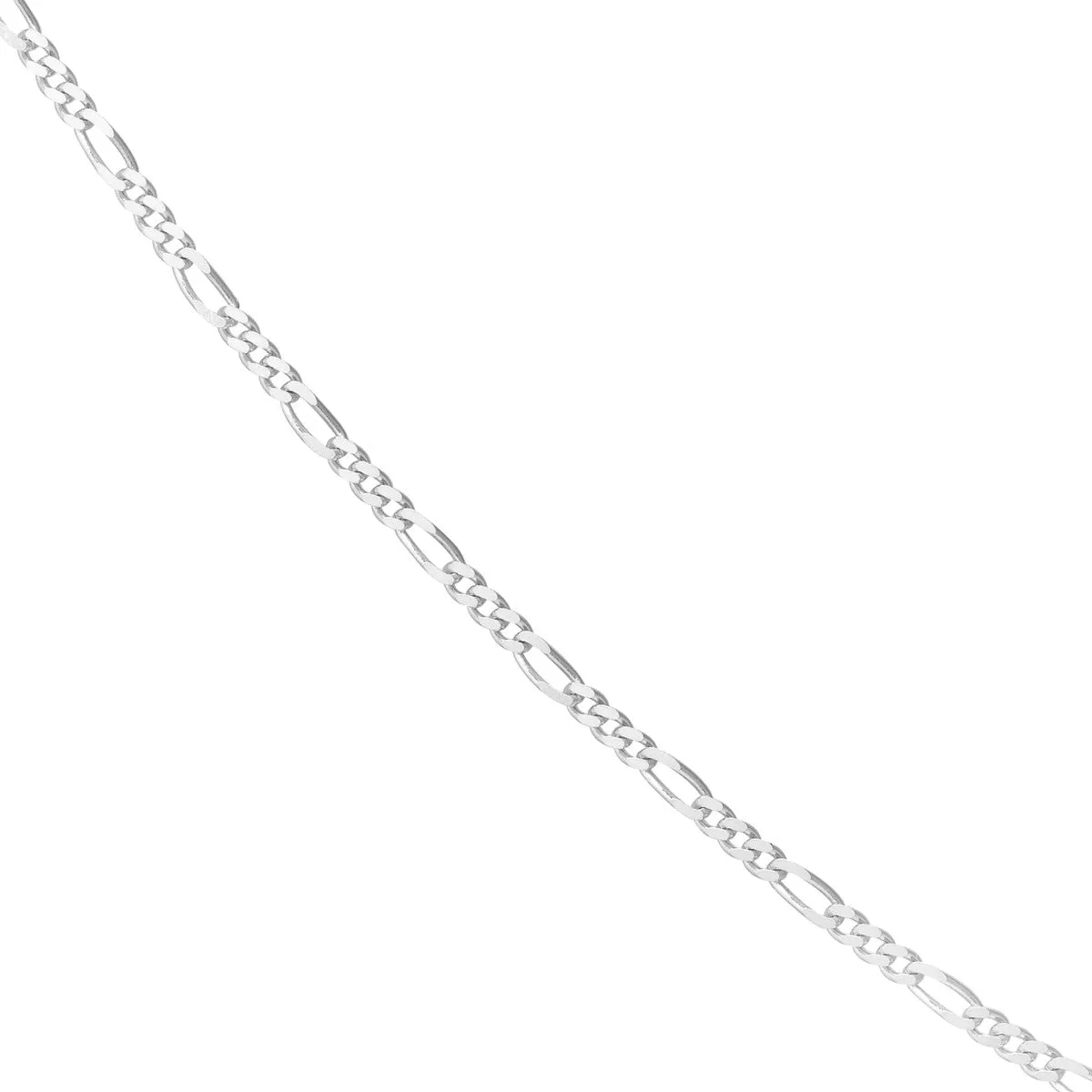 14K Gold 1.28mm Adjustable Child's Figaro Chain