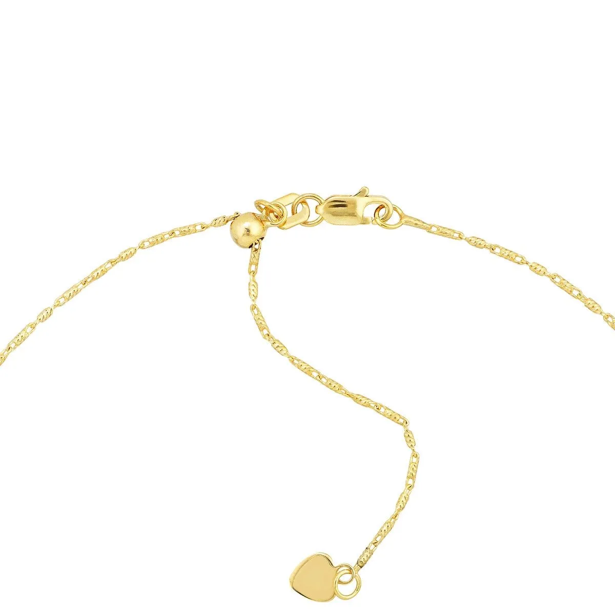 14K Gold Slider Bead Adjustable Lumacina Chain