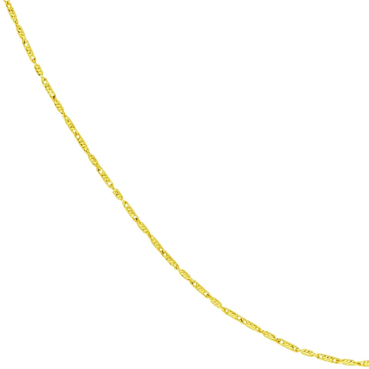 14K Gold Slider Bead Adjustable Lumacina Chain