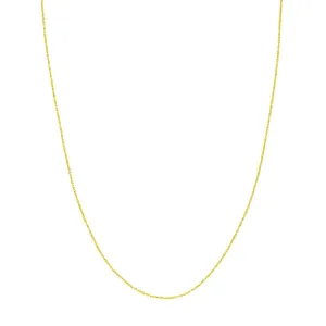 14K Gold Slider Bead Adjustable Lumacina Chain