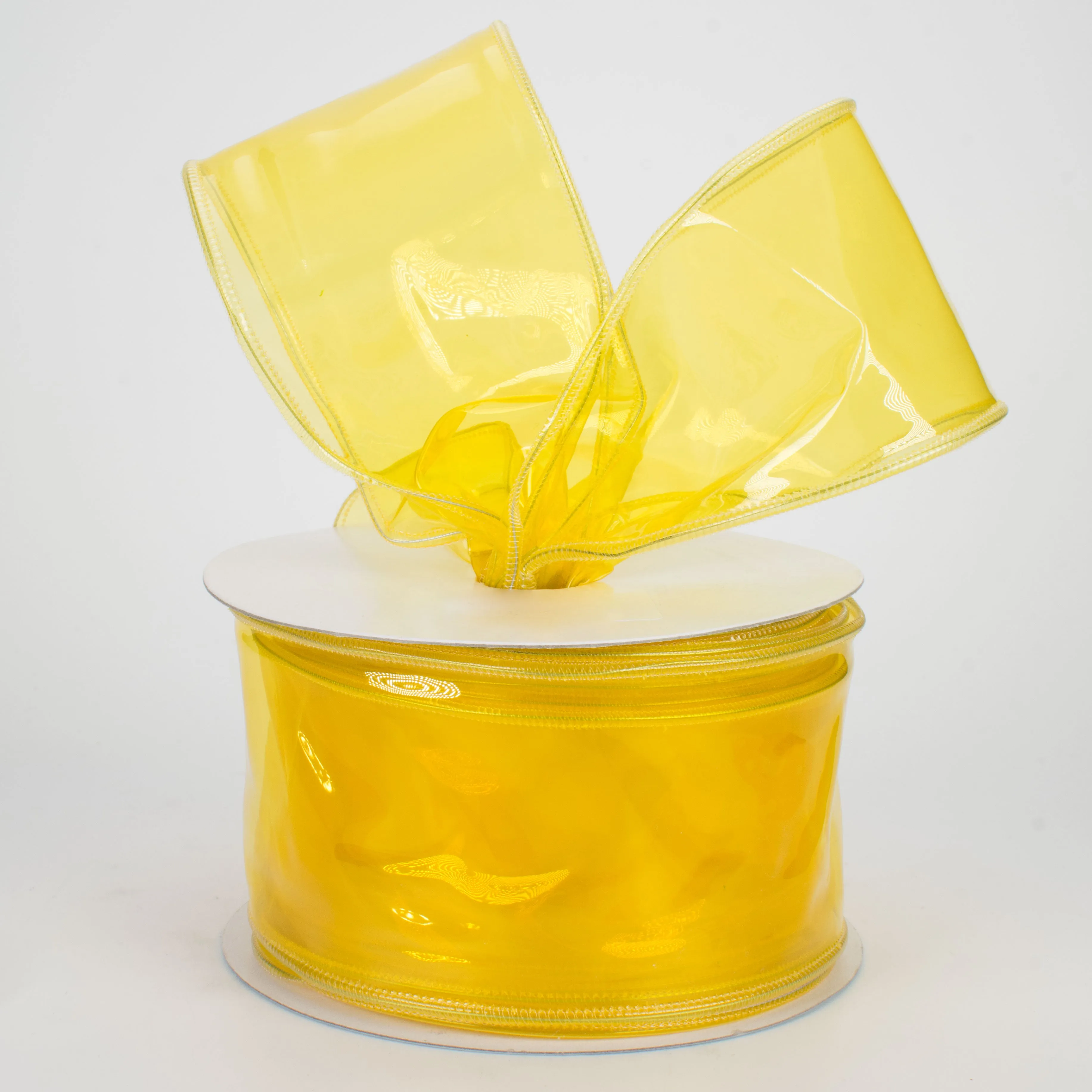 2.5" Jelly Ribbon: Yellow (10 Yards)