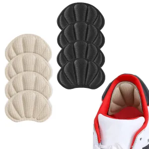 4 Pairs Heel Grips, Heel Protectors, Heel Pads Improved Shoe Fit and Comfort Sport Shoes Heel Blister Protectors Self Adhesive Heel Cushion, for Men Women
