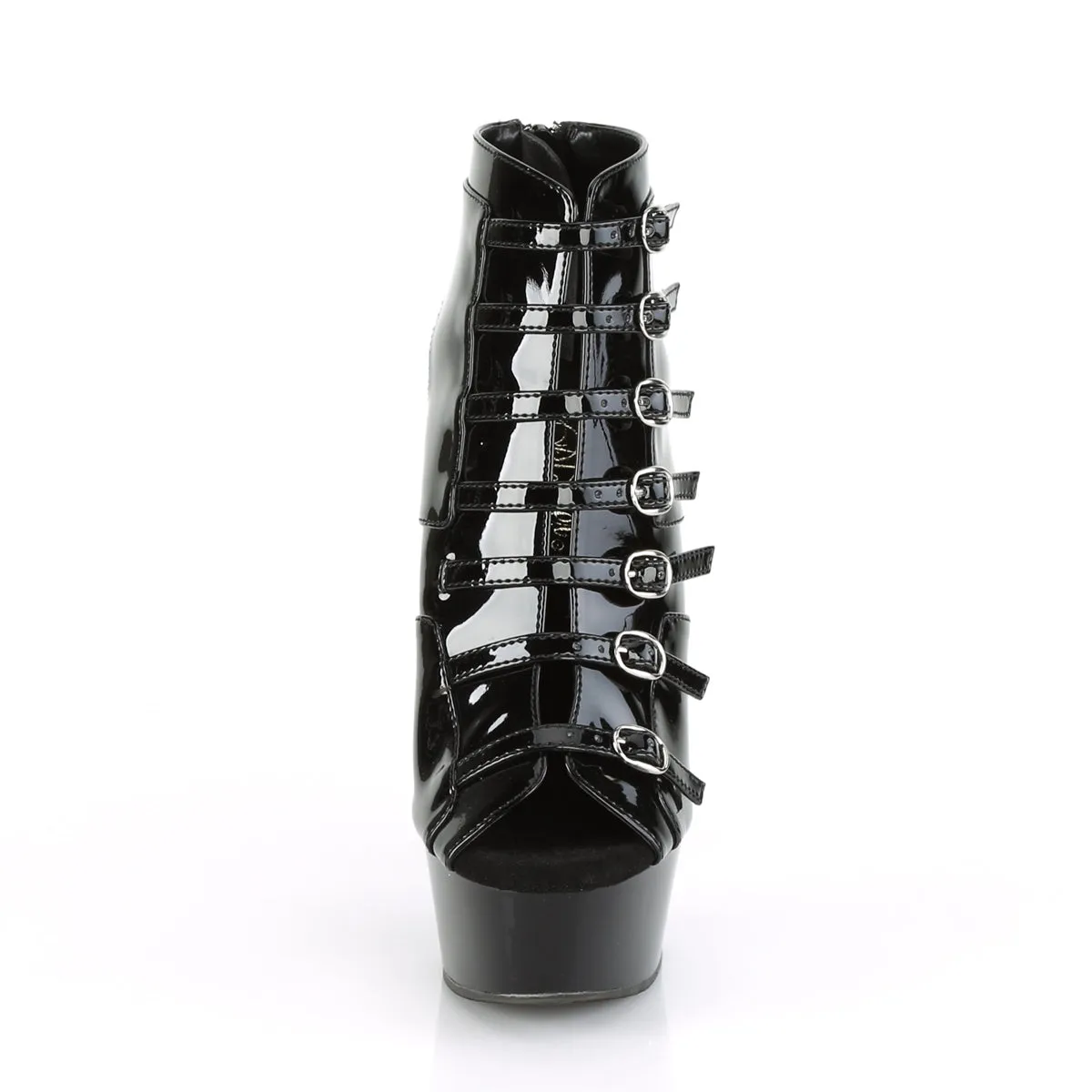 6 Inch Heel DELIGHT-600-11 Black Pat