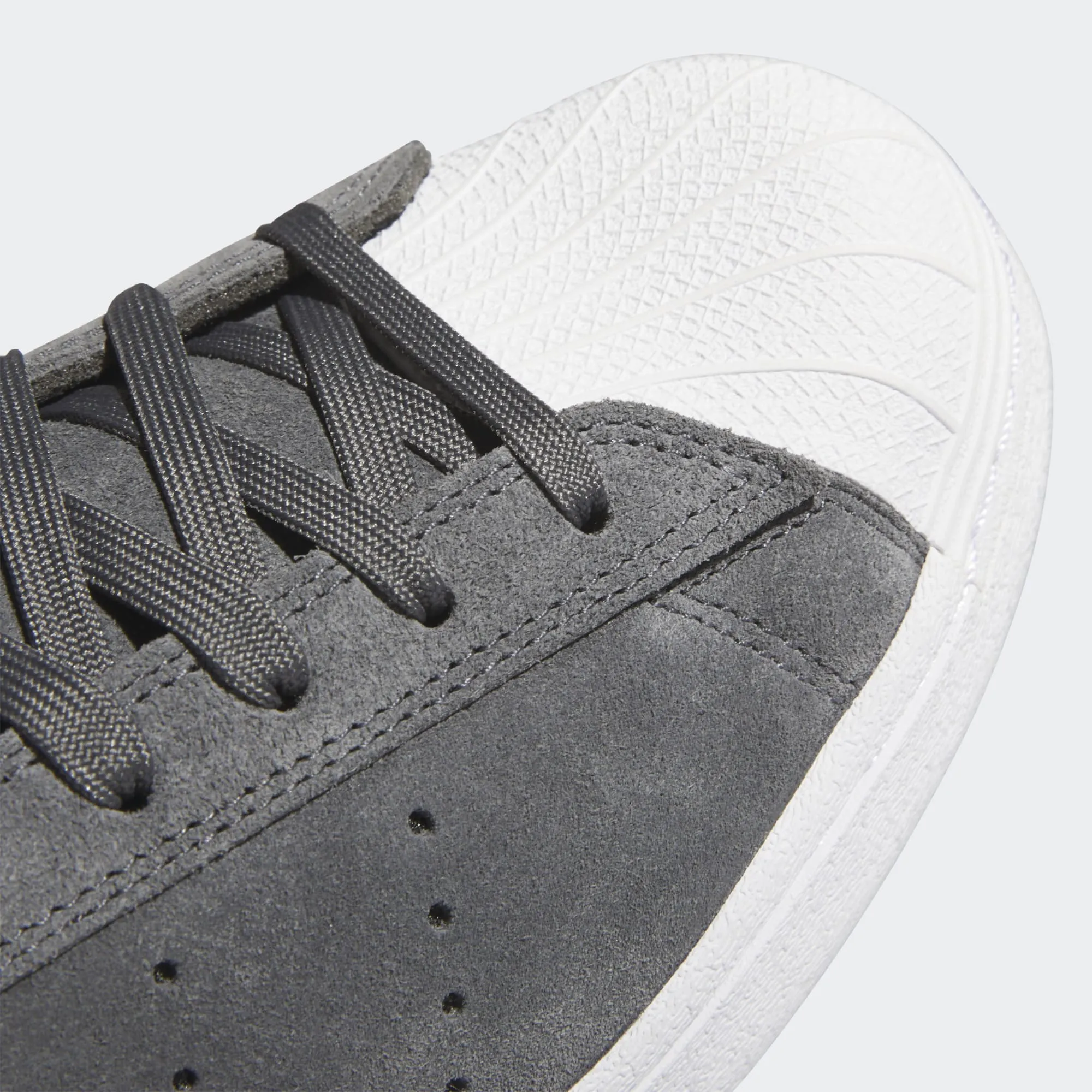 Adidas Superstar ADV Skateboard Shoe - Grey Five/Black/White