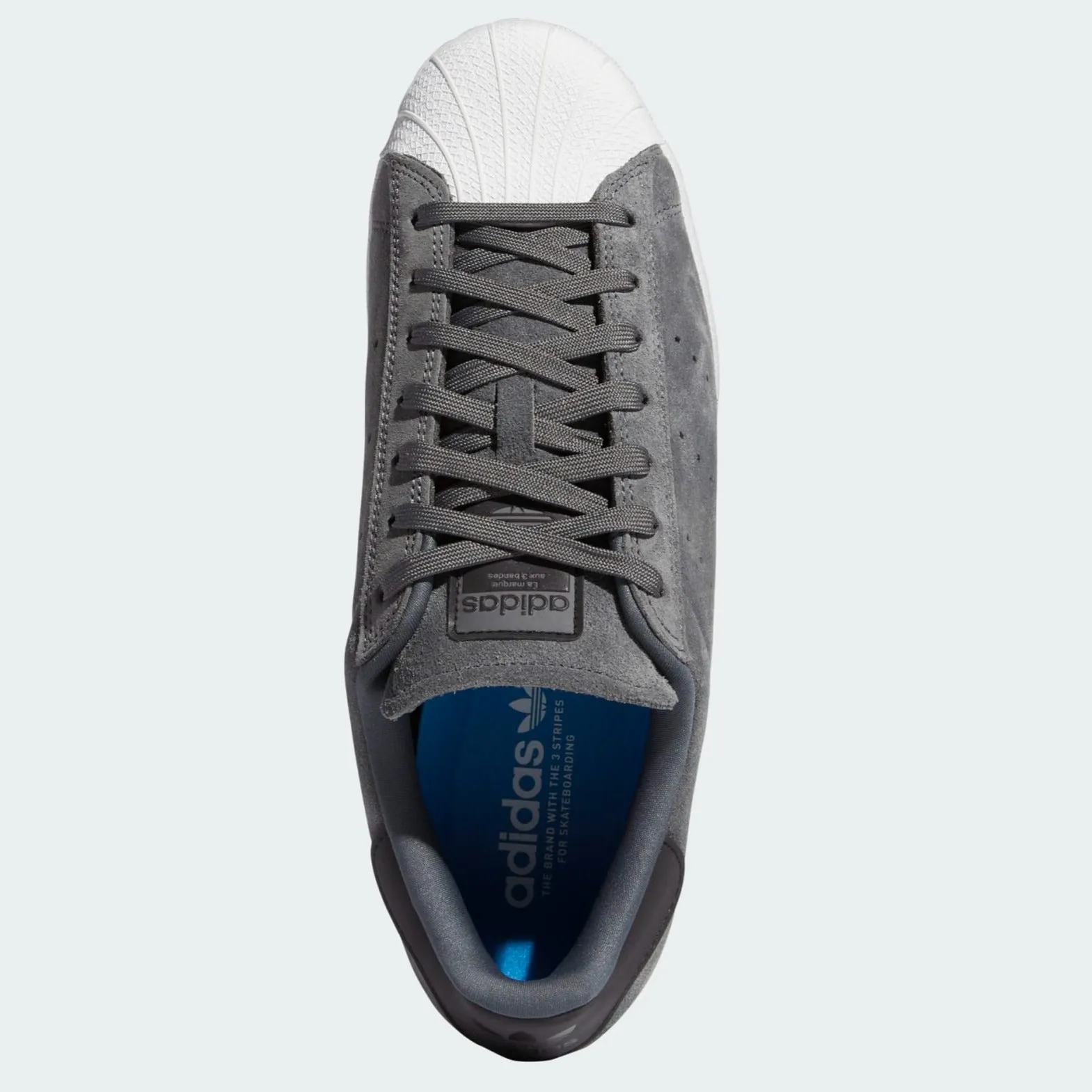 Adidas Superstar ADV Skateboard Shoe - Grey Five/Black/White