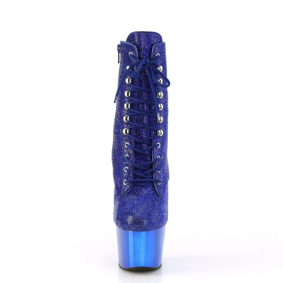 ADORE-1020CHRS Royal Blue Rhinestones/Royal Blue Chrome