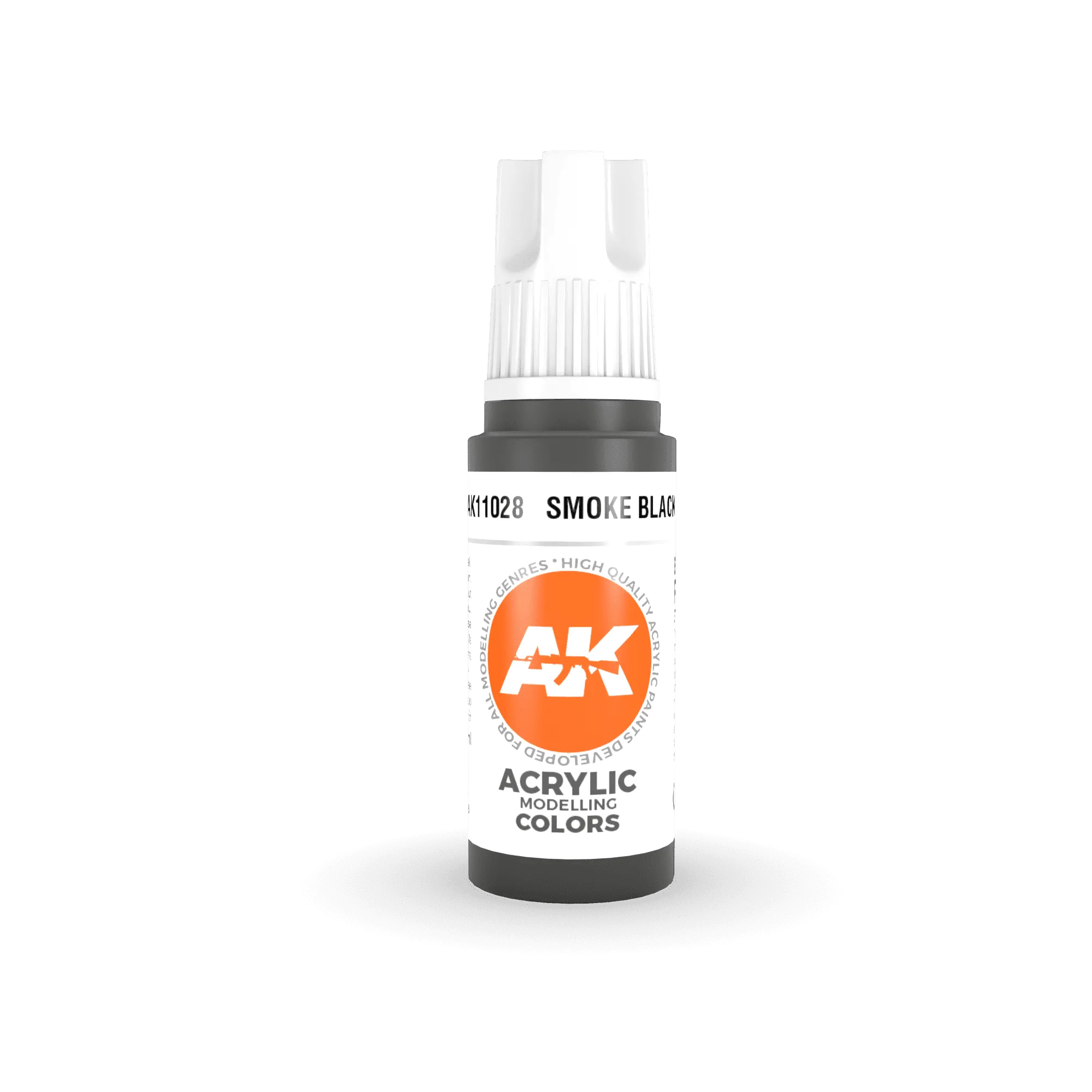 AK Interactive AK11028 3G Smoke Black Acrylic Paint 17ml