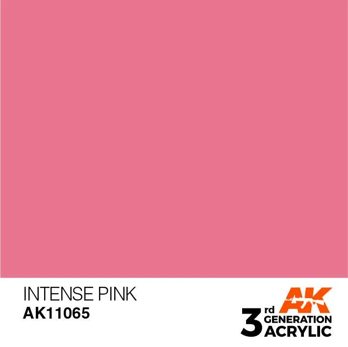 AK Interactive AK11065 3G Intense Pink Acrylic Paint 17ml