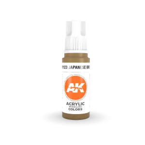 AK Interactive AK11123 3G Japanese Brown Acrylic Paint 17ml