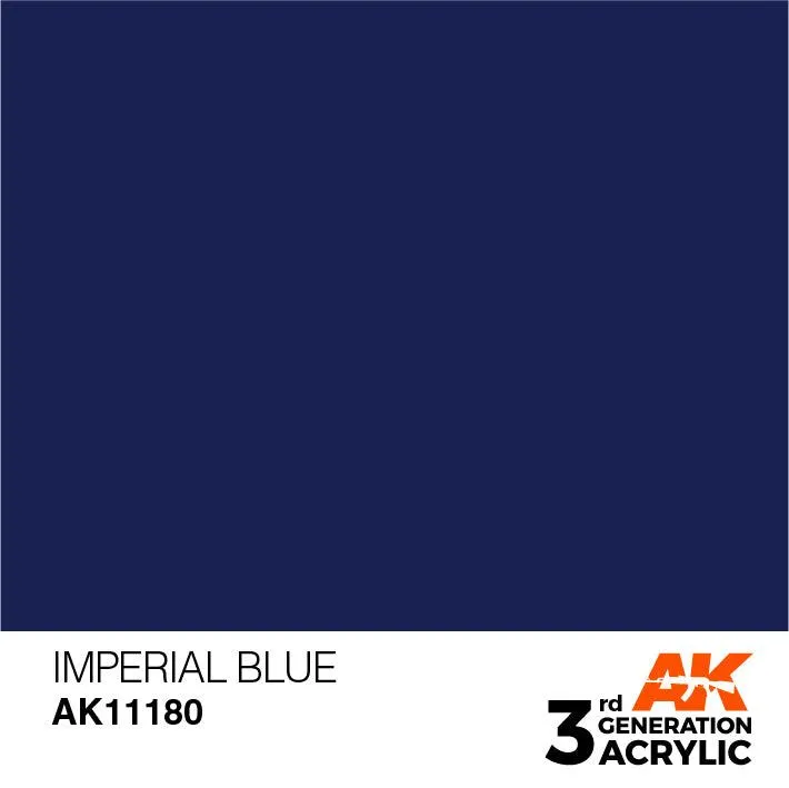 AK Interactive AK11180 3G Imperial Blue Acrylic Paint 17ml
