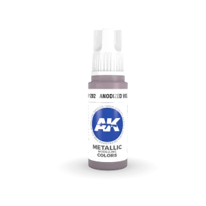 AK Interactive AK11202 3G Anodized Violet Acrylic Paint 17ml