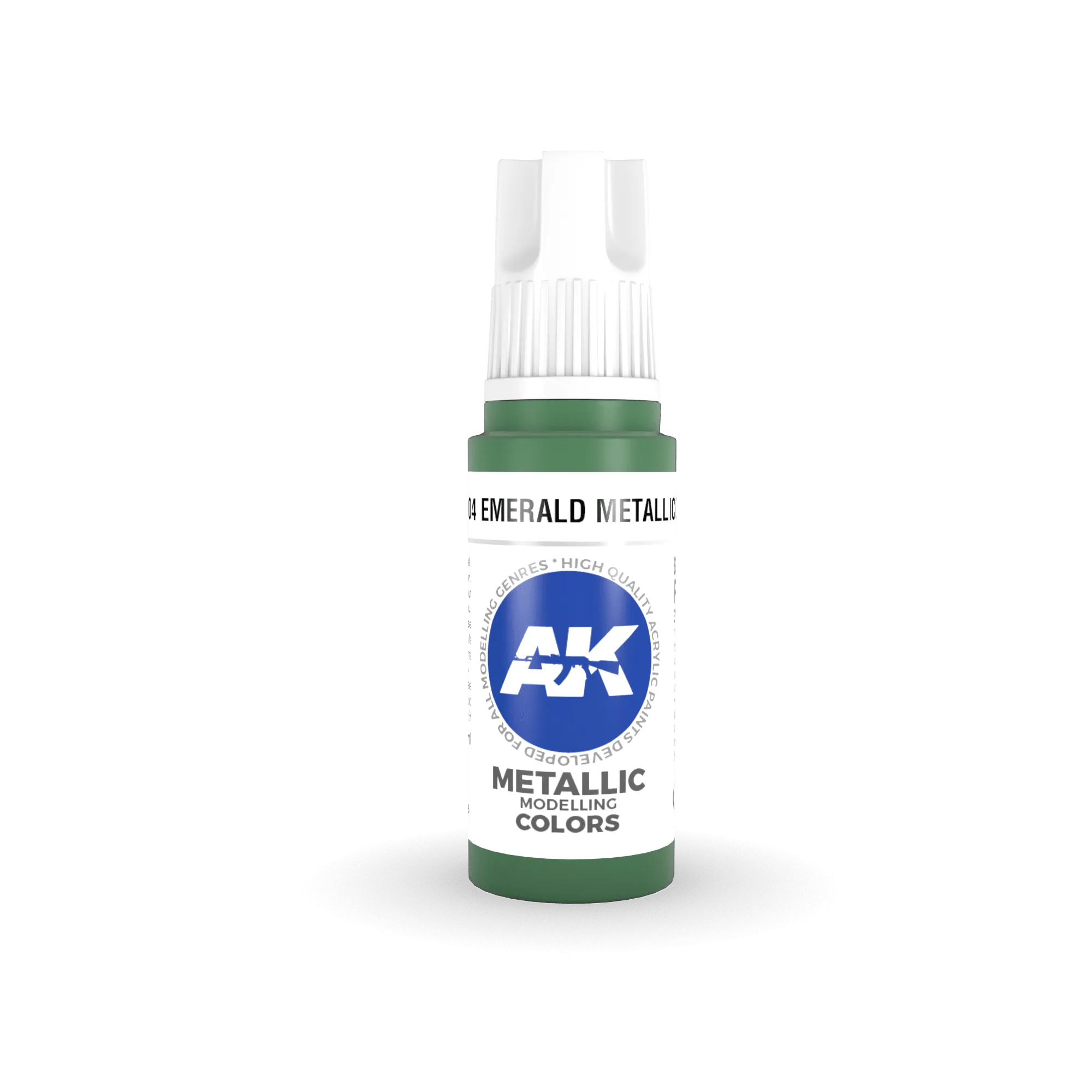AK Interactive AK11204 3G Emerald Metallic Green Acrylic Paint 17ml