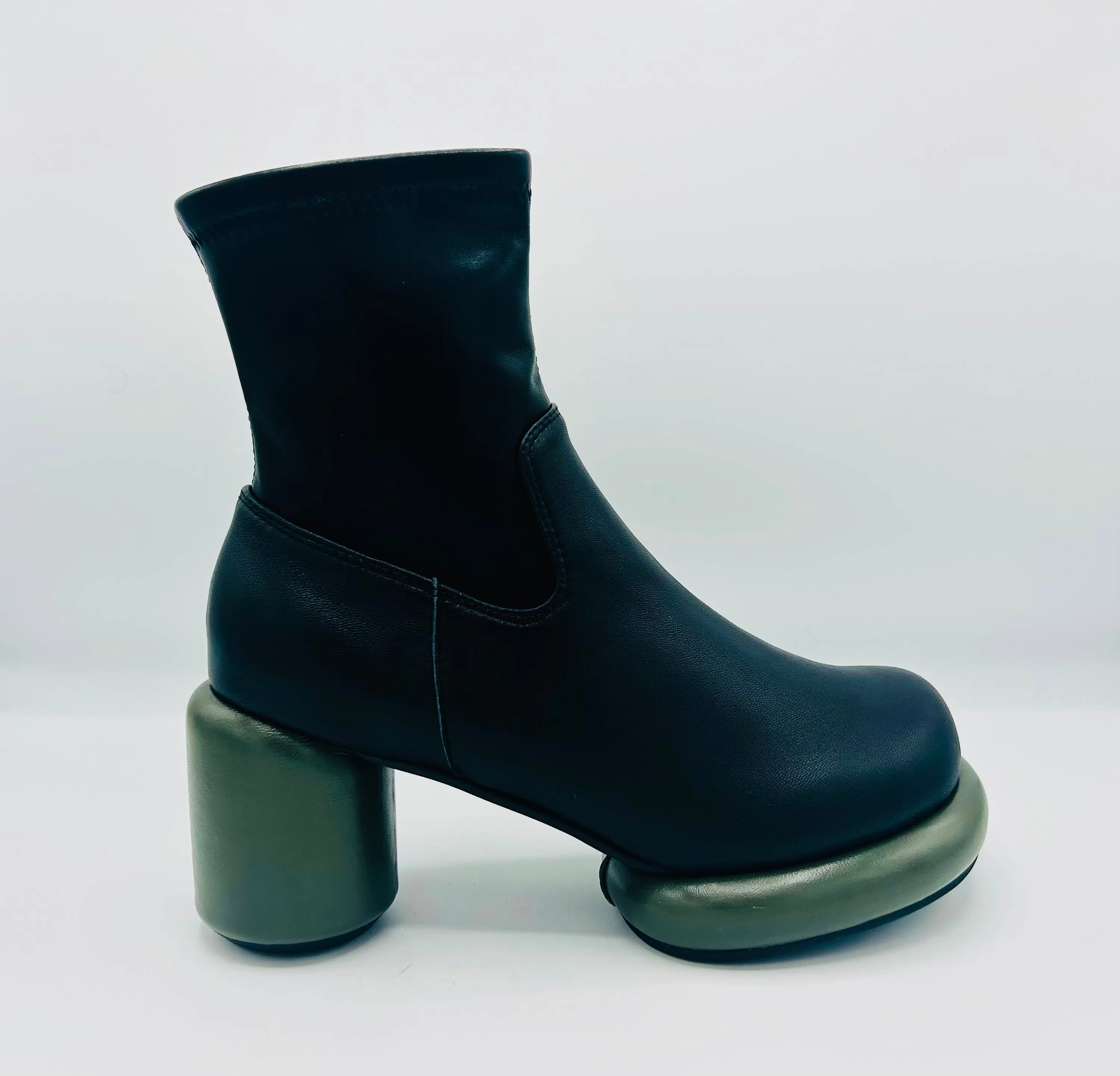 All Black Mod Kid Bootie G120