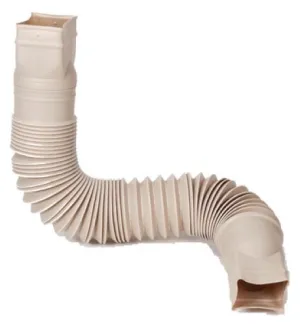 Amerimax 85014 Tan Flex A Spout Adjustable Downspout Extension