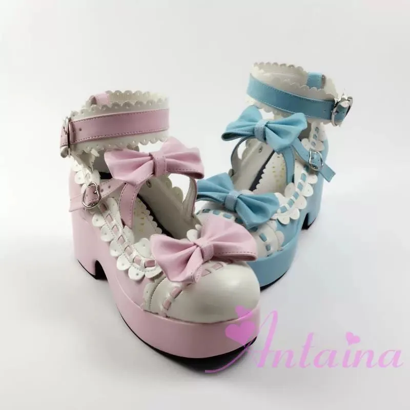 Antaina~Sweet Lolita Shoes Platform Shoes Multicolor