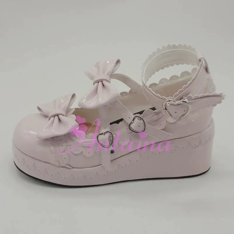 Antaina~Sweet Lolita Shoes Platform Shoes Multicolor