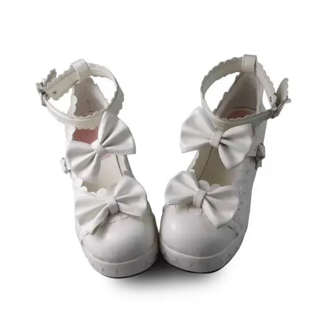 Antaina~Sweet Lolita Shoes Platform Shoes Multicolor