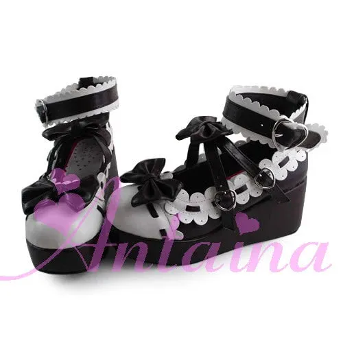 Antaina~Sweet Lolita Shoes Platform Shoes Multicolor