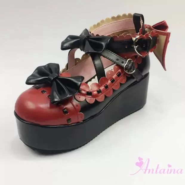 Antaina~Sweet Lolita Shoes Platform Shoes Multicolor