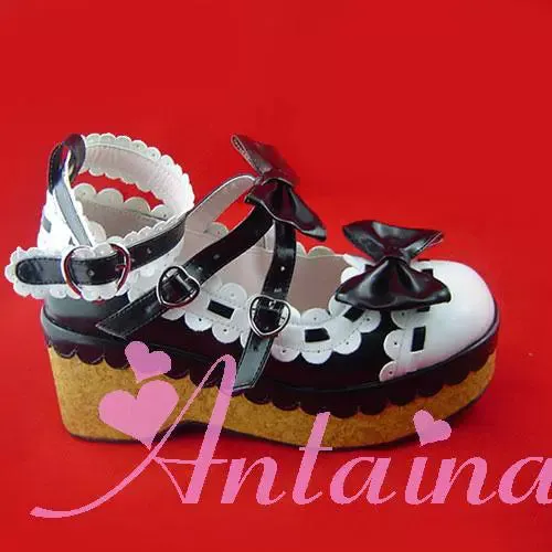 Antaina~Sweet Lolita Shoes Platform Shoes Multicolor