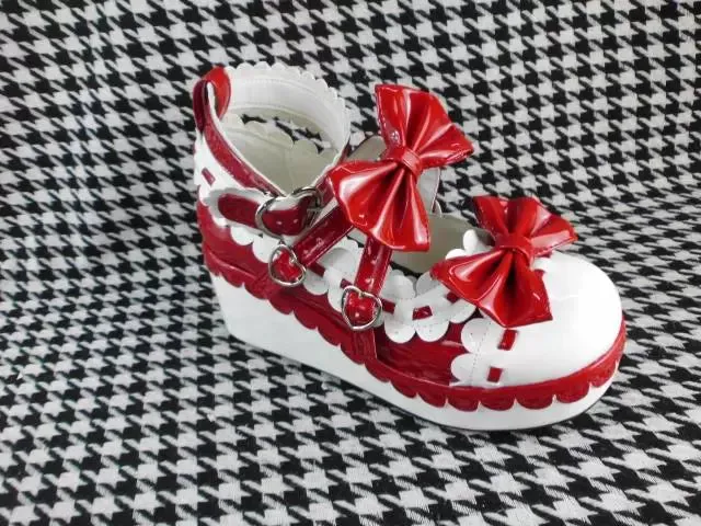 Antaina~Sweet Lolita Shoes Platform Shoes Multicolor