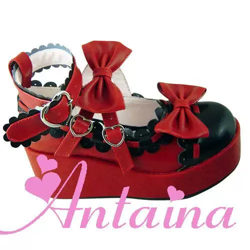 Antaina~Sweet Lolita Shoes Platform Shoes Multicolor