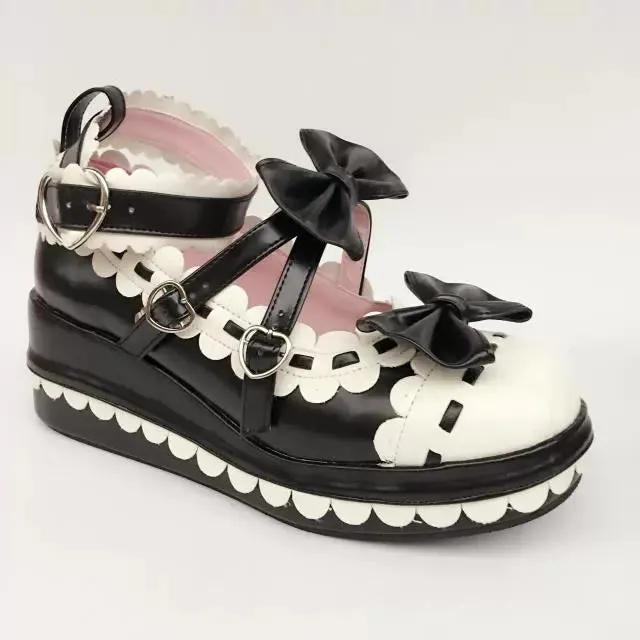 Antaina~Sweet Lolita Shoes Platform Shoes Multicolor