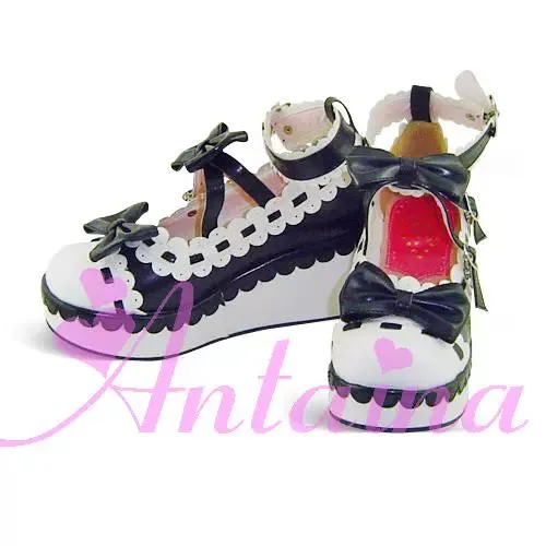 Antaina~Sweet Lolita Shoes Platform Shoes Multicolor