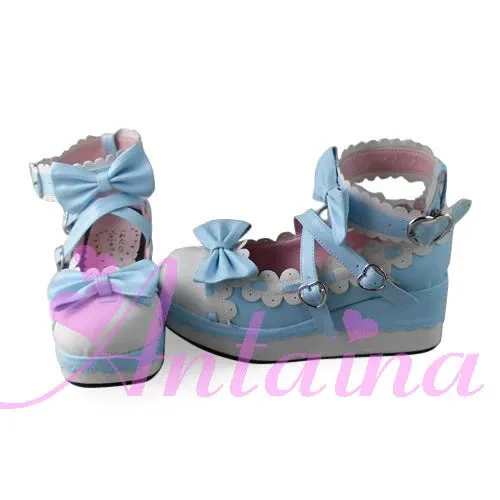 Antaina~Sweet Lolita Shoes Platform Shoes Multicolor
