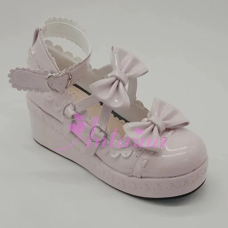 Antaina~Sweet Lolita Shoes Platform Shoes Multicolor