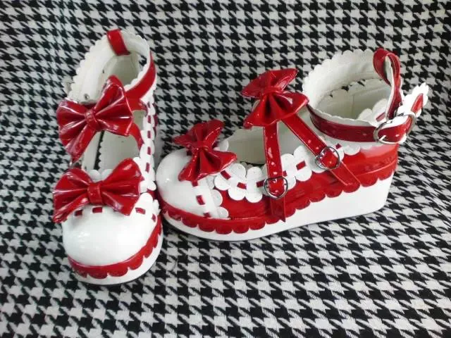 Antaina~Sweet Lolita Shoes Platform Shoes Multicolor