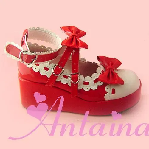 Antaina~Sweet Lolita Shoes Platform Shoes Multicolor