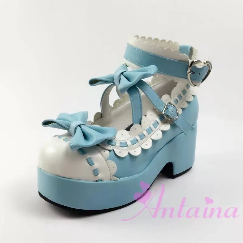 Antaina~Sweet Lolita Shoes Platform Shoes Multicolor