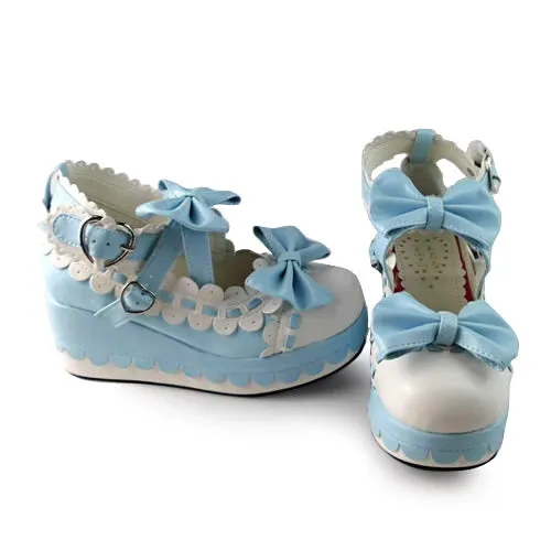 Antaina~Sweet Lolita Shoes Platform Shoes Multicolor