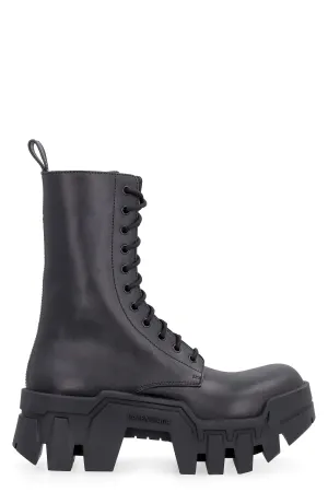 Balenciaga Bulldozer Lace-Up Boots