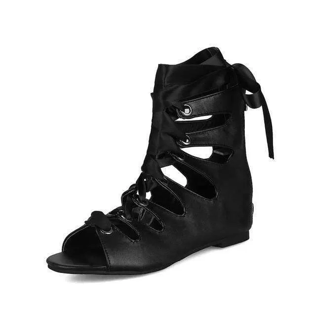 Ballet Gladiator Flats