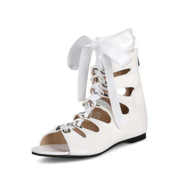 Ballet Gladiator Flats