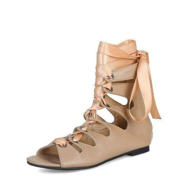 Ballet Gladiator Flats