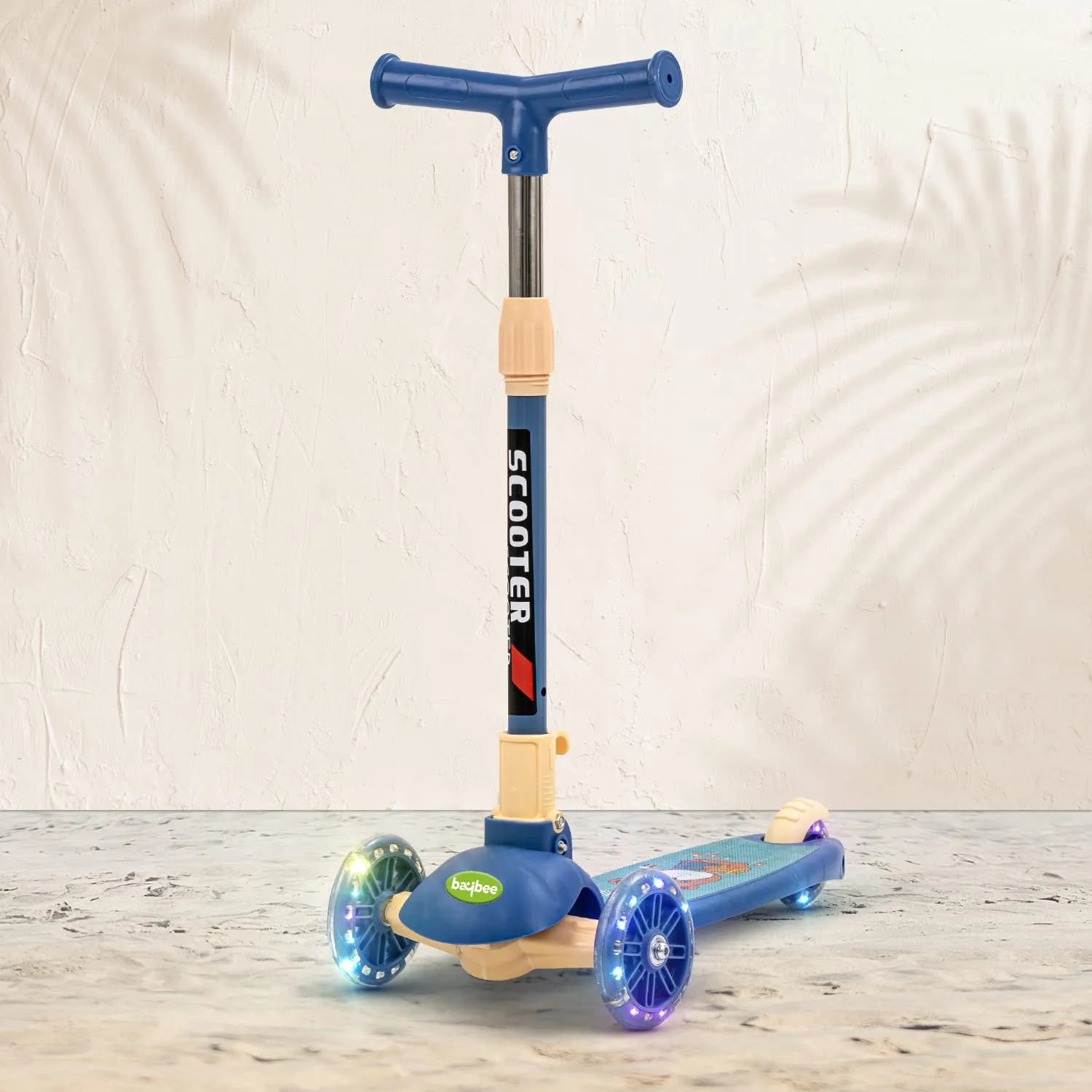 Baybee Phoenix Skate Scooter for Kids with 3 Height Adjustable Handle