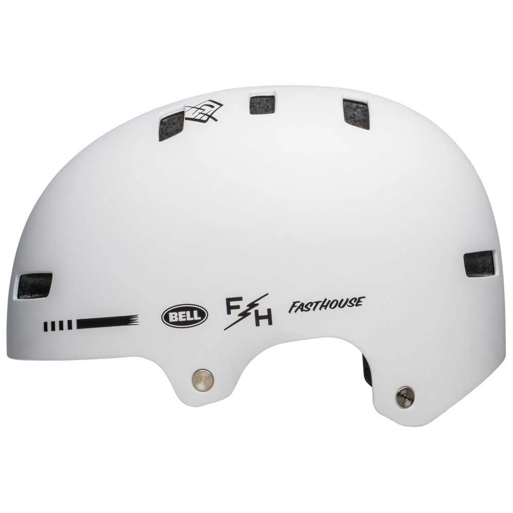 Bell Local BMX Helmet - Fasthouse Matt White