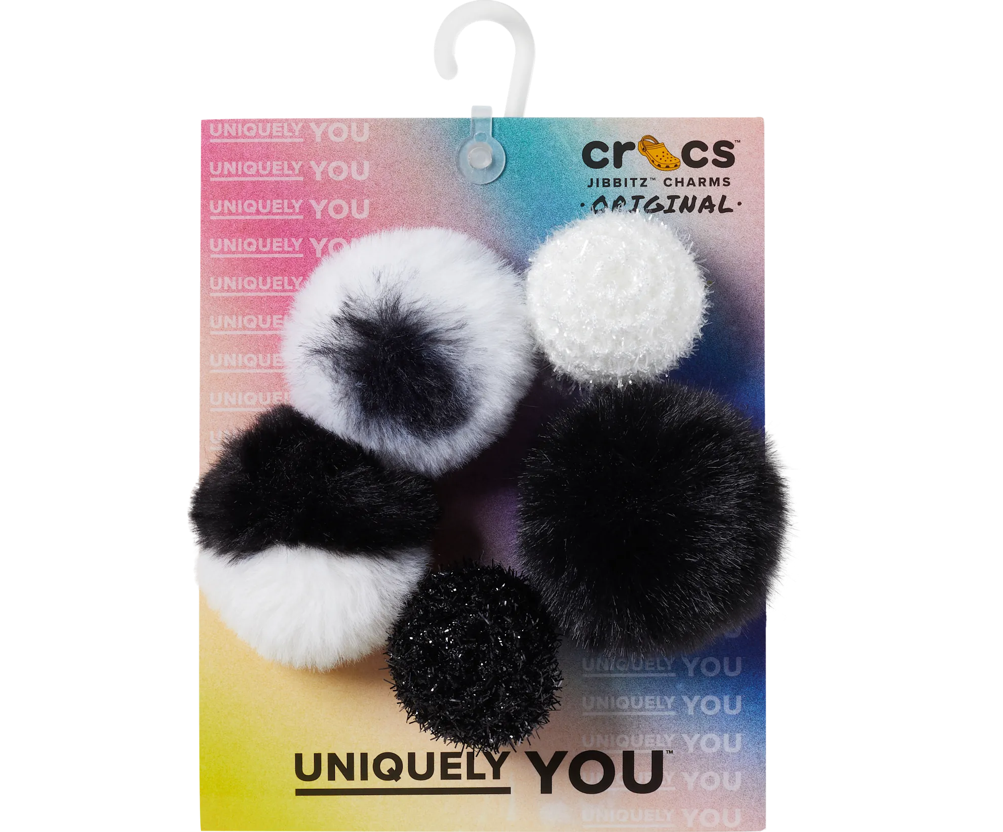 Black and White Puff 5 Pack