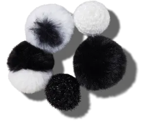 Black and White Puff 5 Pack