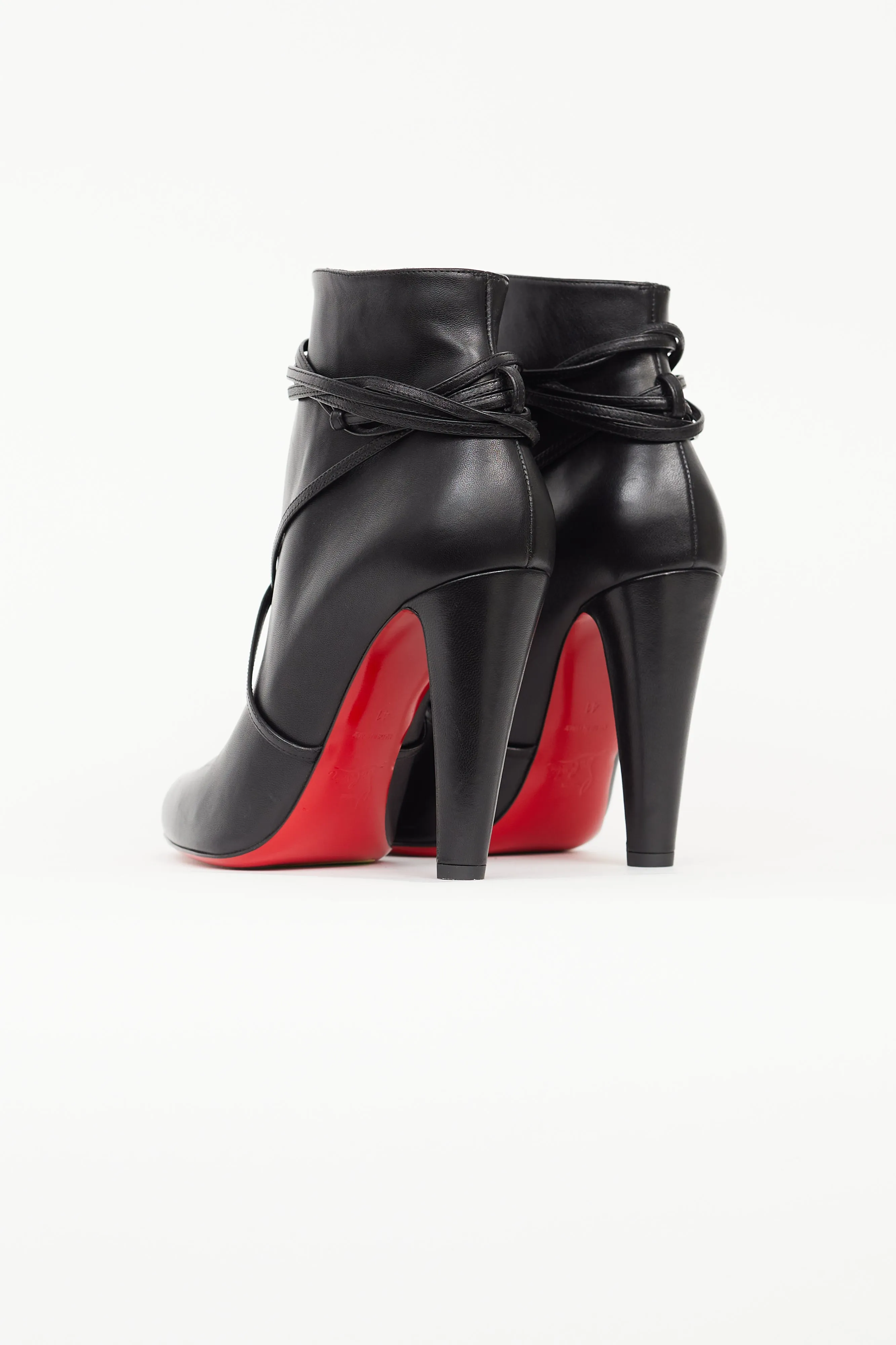 Black Leather S.I.T. Rain Ankle Boot