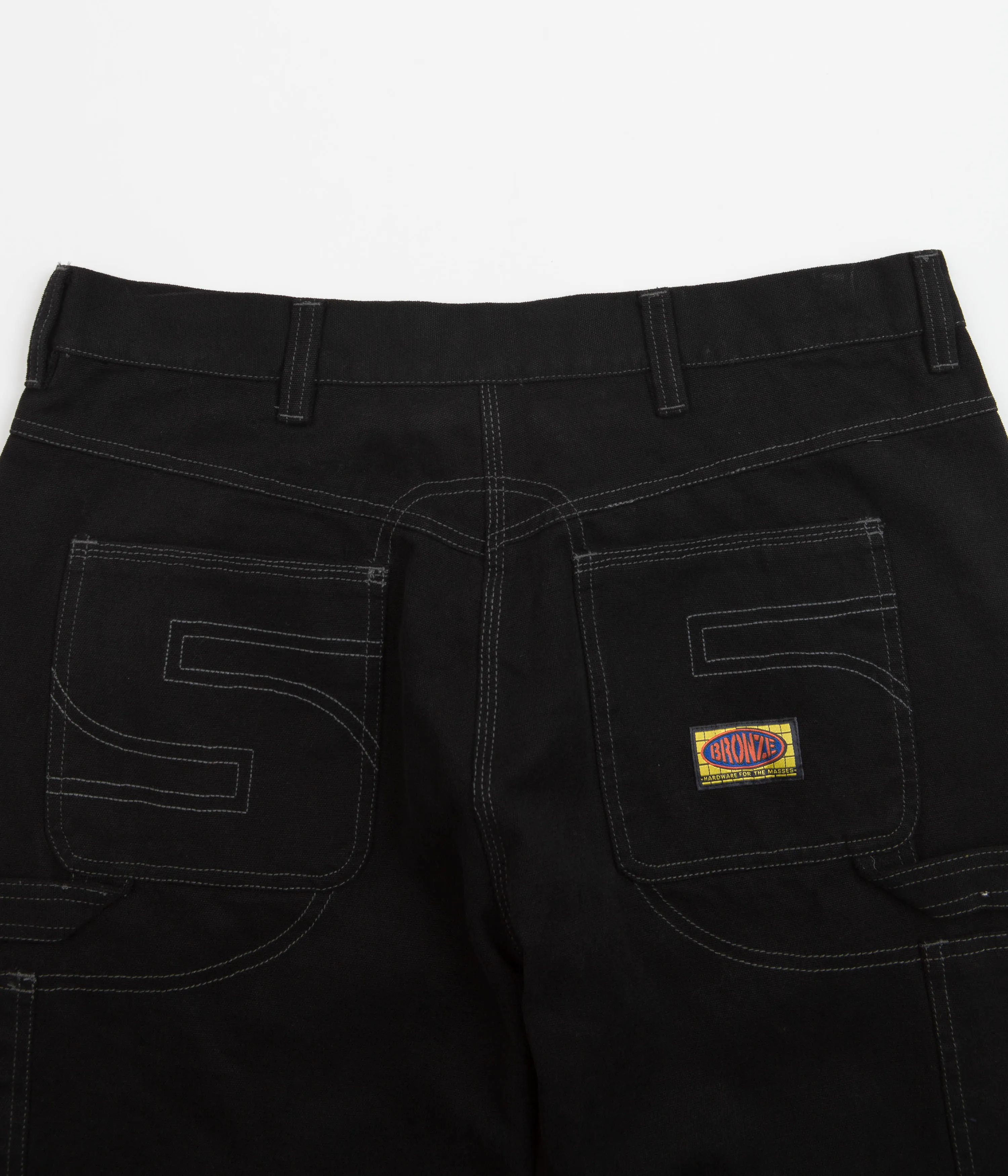 Bronze 56K 56 Duck Canvas Pants - Black