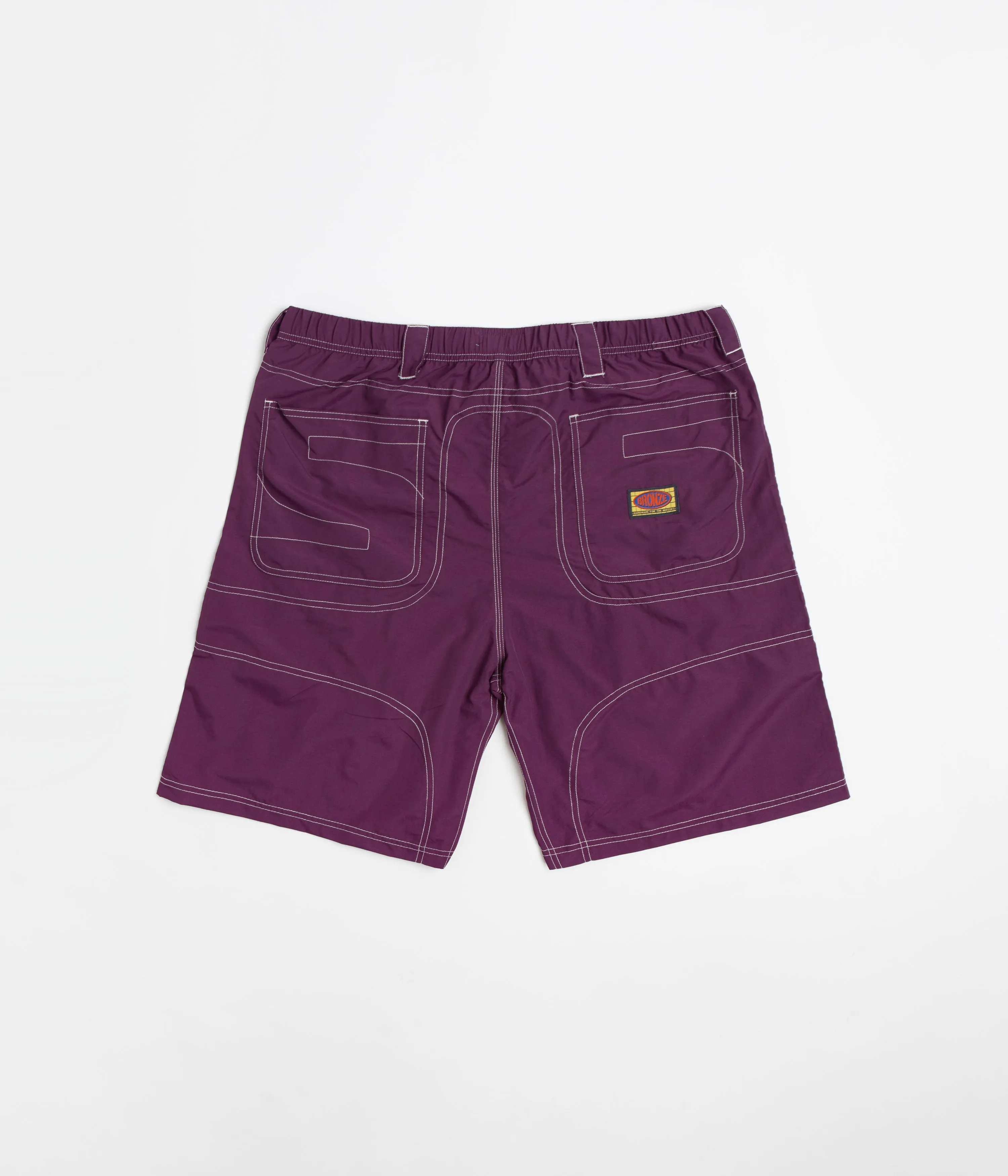 Bronze 56K Double Knee Shorts - Eggplant