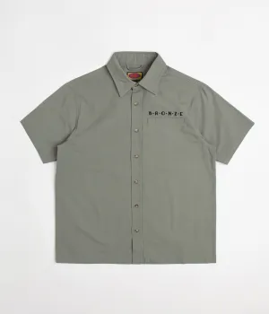 Bronze 56K Ripstop Short Sleeve Shirt - Grey